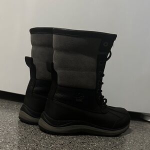 UGG Black and Gray Winter Boots